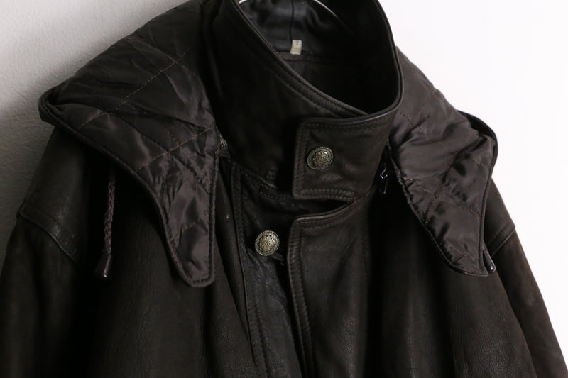 "M-65" sampling leather field jacket