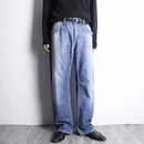 2000's fade wide buggy cotton denim pants