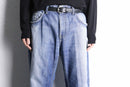 2000's fade wide buggy cotton denim pants