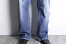 2000's fade wide buggy cotton denim pants