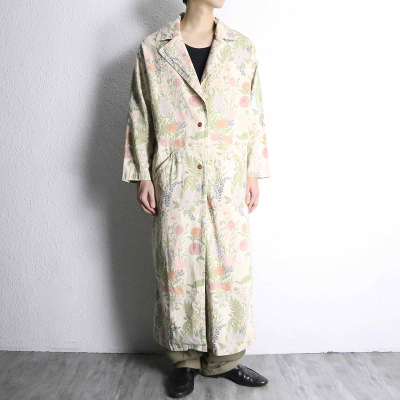 “Wrangler” flower pattern long coat