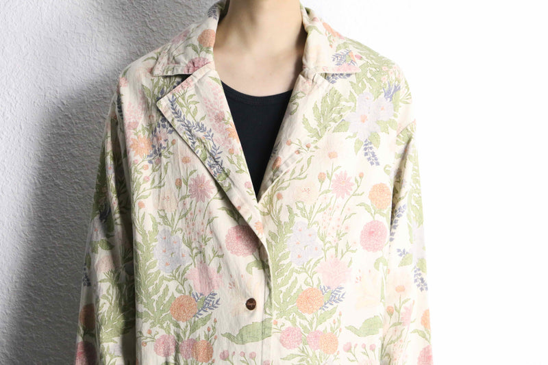 “Wrangler” flower pattern long coat