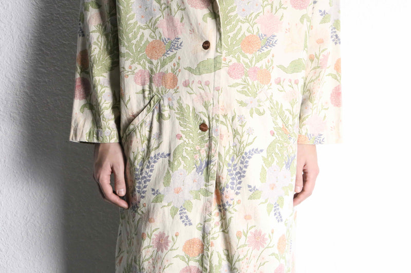 “Wrangler” flower pattern long coat