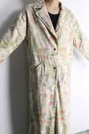 “Wrangler” flower pattern long coat