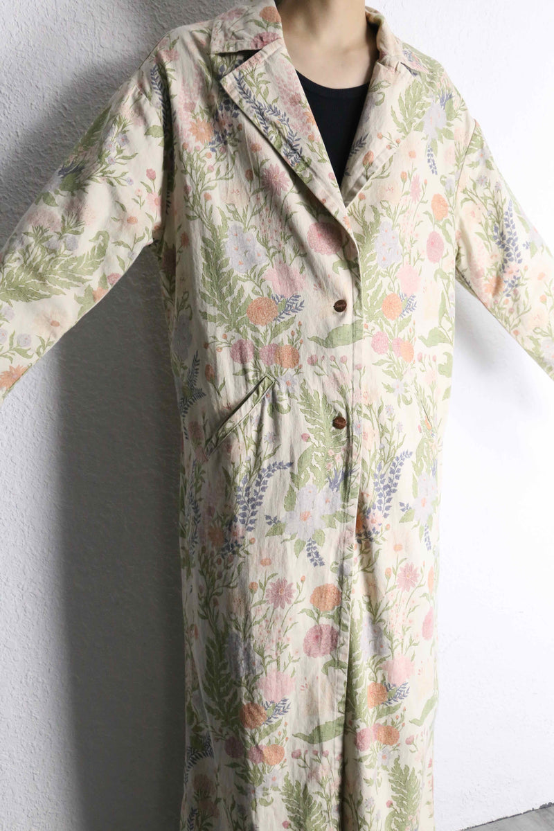 “Wrangler” flower pattern long coat