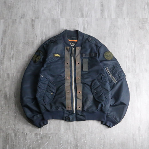 “SCHOTT” front design MA-1 jacket