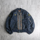 “SCHOTT” front design MA-1 jacket