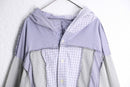 "Re:make" random check shirt hoodie
