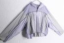"Re:make" random check shirt hoodie