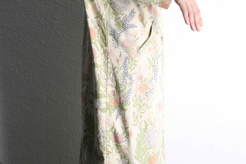 “Wrangler” flower pattern long coat