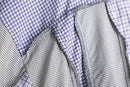 "Re:make" random check shirt hoodie