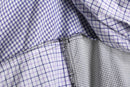 "Re:make" random check shirt hoodie