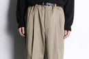 1990's "PERRY ELLIS"two-tuck beige slacks