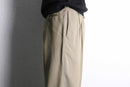 1990's "PERRY ELLIS"two-tuck beige slacks