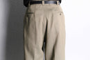 1990's "PERRY ELLIS"two-tuck beige slacks