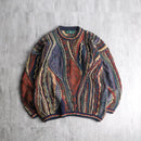 “TUNDRA” warm color 3D design knit