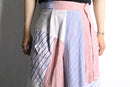 "Re:make" stripe shirt patchwork pajama pants