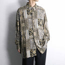 ornamental pattern rayon shirt