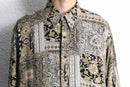 ornamental pattern rayon shirt