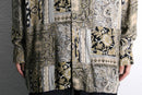 ornamental pattern rayon shirt