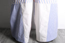 "Re:make" stripe shirt patchwork pajama pants