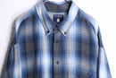 shadow check flannel shirt