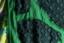 "Re:make" sheer clover fringe tee