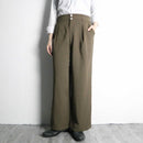 olive color wide easy slacks