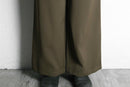 olive color wide easy slacks