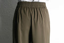 olive color wide easy slacks