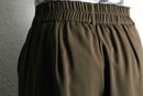 olive color wide easy slacks