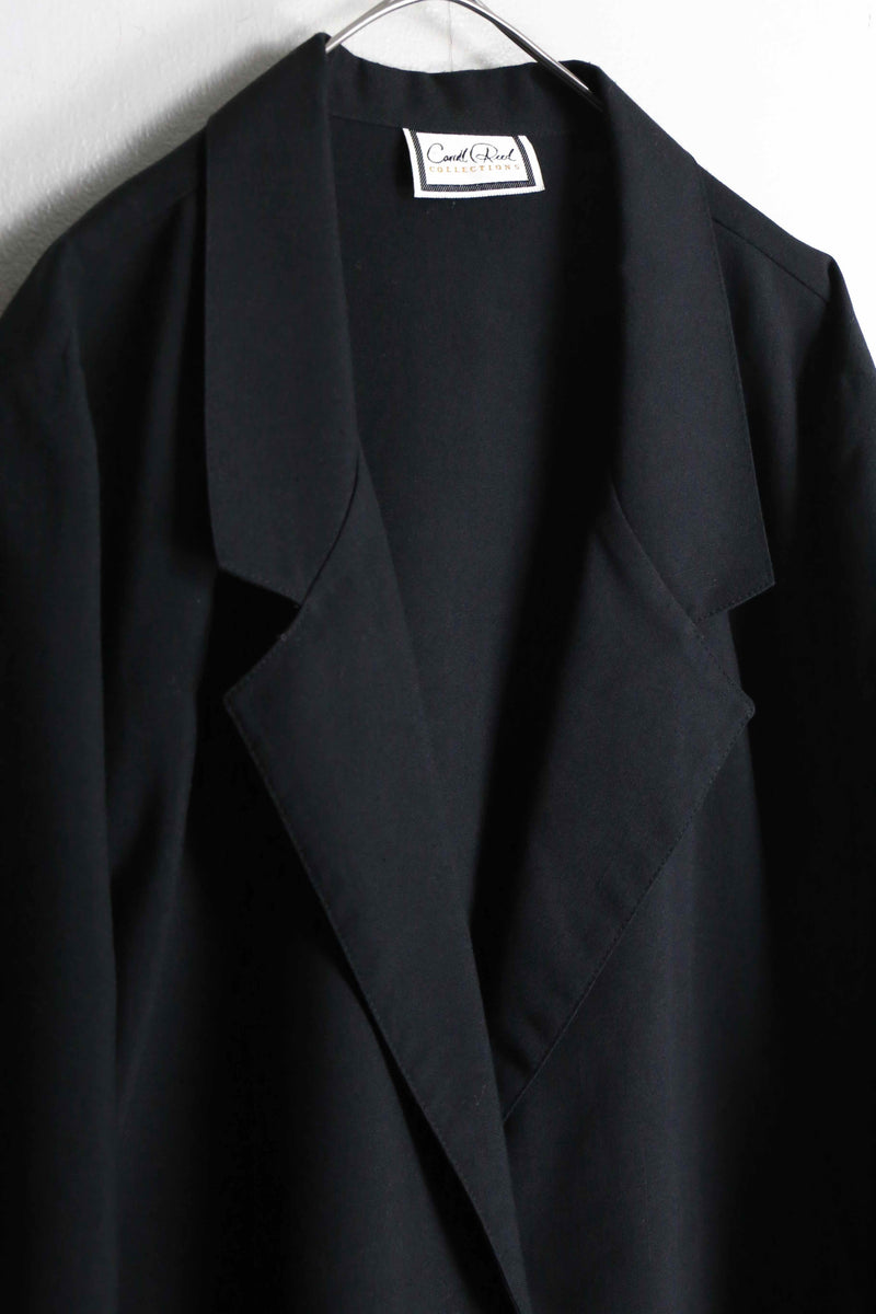 black color simple easy tailored