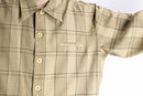 “PRONTI” over check shirt jacket