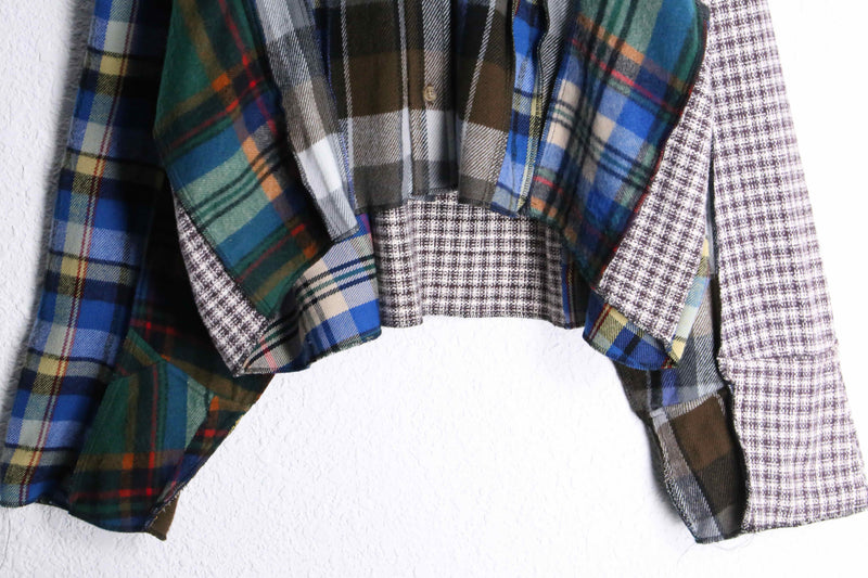 "Re:make" docking check shirt hoodie