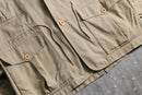 late 1980-90s Yevs Saint Laurent mens wear cotton bush jacket