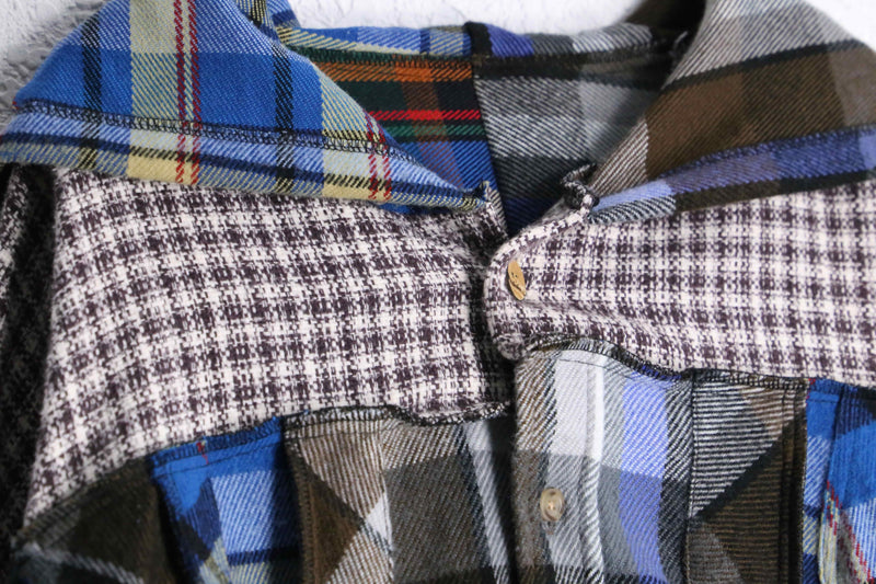 "Re:make" docking check shirt hoodie