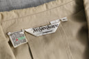 late 1980-90s Yevs Saint Laurent mens wear cotton bush jacket