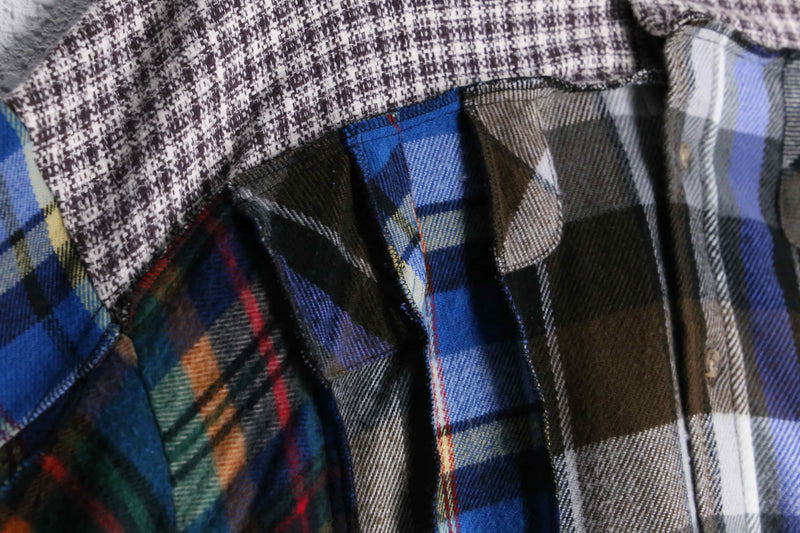 "Re:make" docking check shirt hoodie