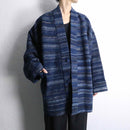 blue gradation heavy “半纏” jacket