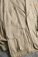 late 1980-90s Yevs Saint Laurent mens wear cotton bush jacket