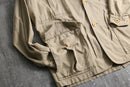 late 1980-90s Yevs Saint Laurent mens wear cotton bush jacket