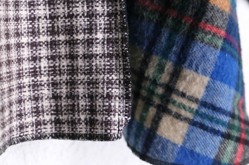 "Re:make" docking check shirt hoodie