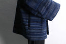 blue gradation heavy “半纏” jacket