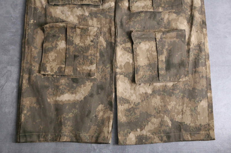 military like camouflage wide buggy cargo pants