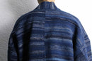 blue gradation heavy “半纏” jacket
