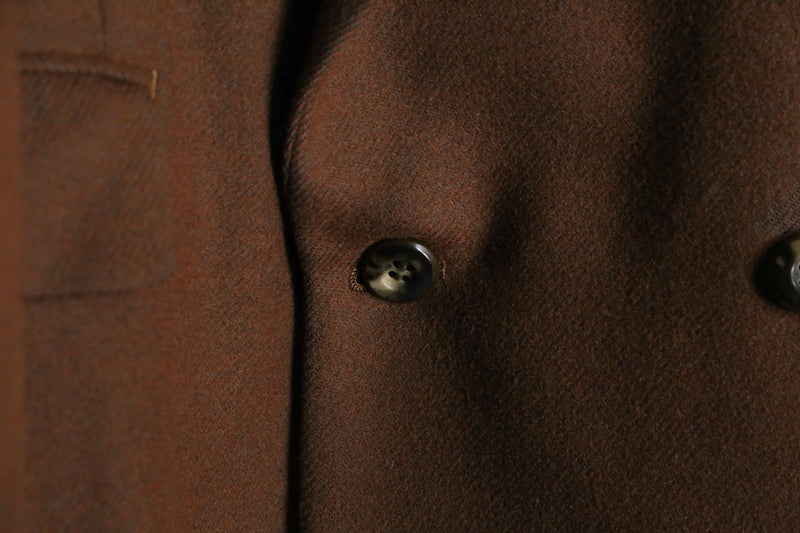 brown double tailored jacket