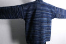 blue gradation heavy “半纏” jacket