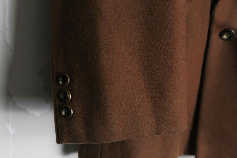 brown double tailored jacket