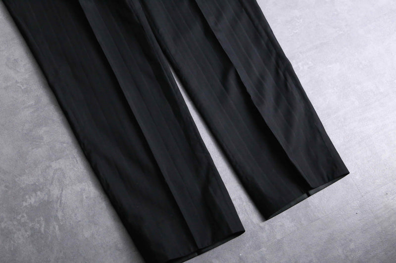 2000s ETRO shadow stripe 3B single 2piece set up