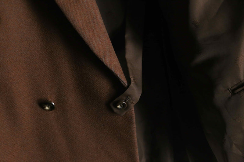 brown double tailored jacket